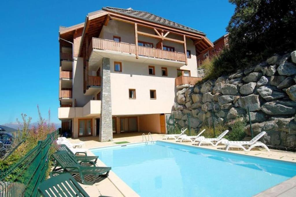 Spacieux Appartement 37M2-T3-Rdc-6 Personnes-100M Remontees Вальменьє Екстер'єр фото